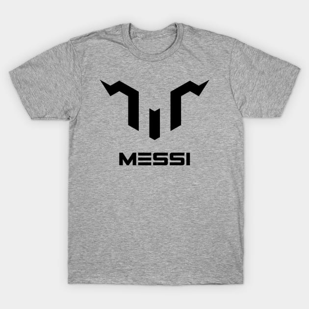 Stylish Messi Logo for Clothing Merchandise with GOAT Influence T-Shirt by Magicform